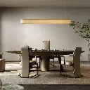 TAZA natural Amazon green luxury stone tea table 2023 new large flat designer furniture modern light luxury tea table