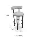 Nordic designer high-end single dining chair modern simple fat chair The Fat Chair leisure and comfortable chair