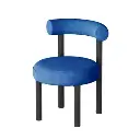 Nordic designer high-end single dining chair modern simple fat chair The Fat Chair leisure and comfortable chair