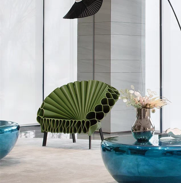 Dror Peacock Chair Artistic Creative Designer Foreign Peacock Chair Model House Villa Petals
