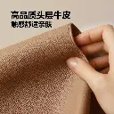 Muyue high back solid wood bed leather bed 1.8 meters modern simple soft package wedding bed light luxury double bed master bedroom bed