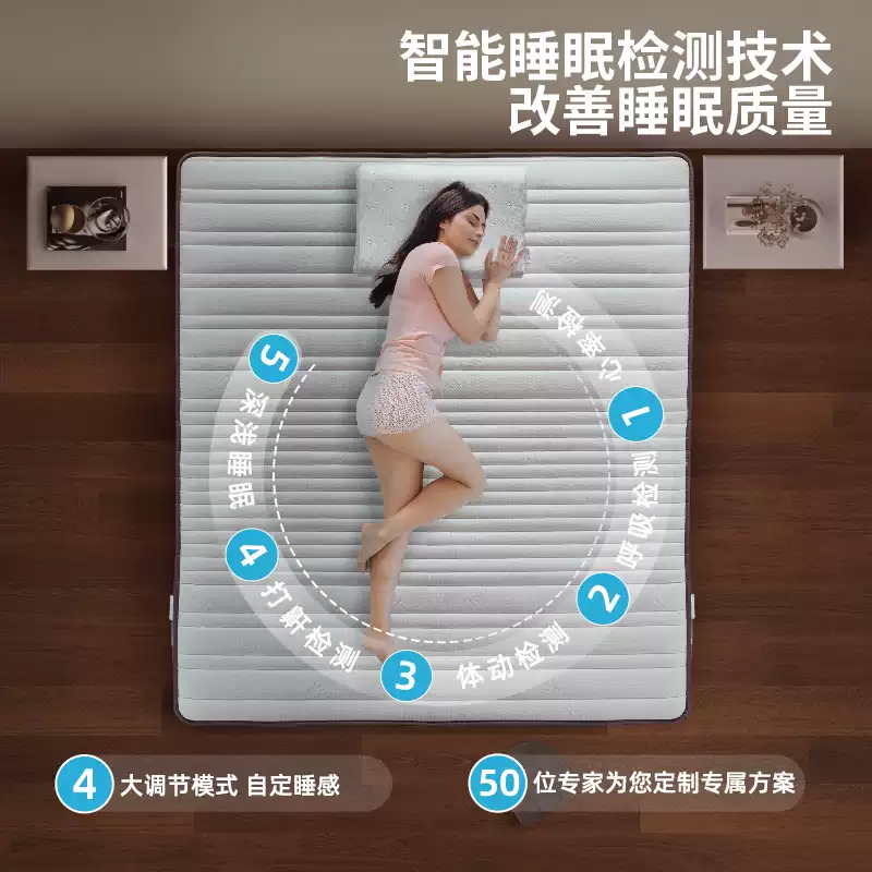 [National supplement] De Rucci electric smart bed modern simple fully automatic lifting bed master bedroom zero gravity double