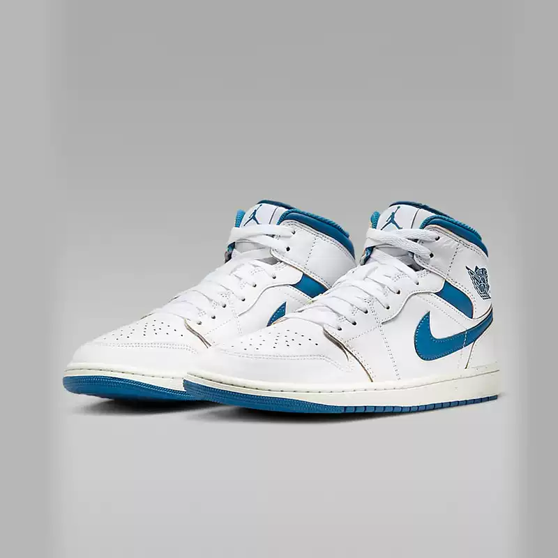 NIK Nike men's shoes sports shoes Air Jordan 1 AJ1 mid-top basketball shoes casual shoes FN5215-141