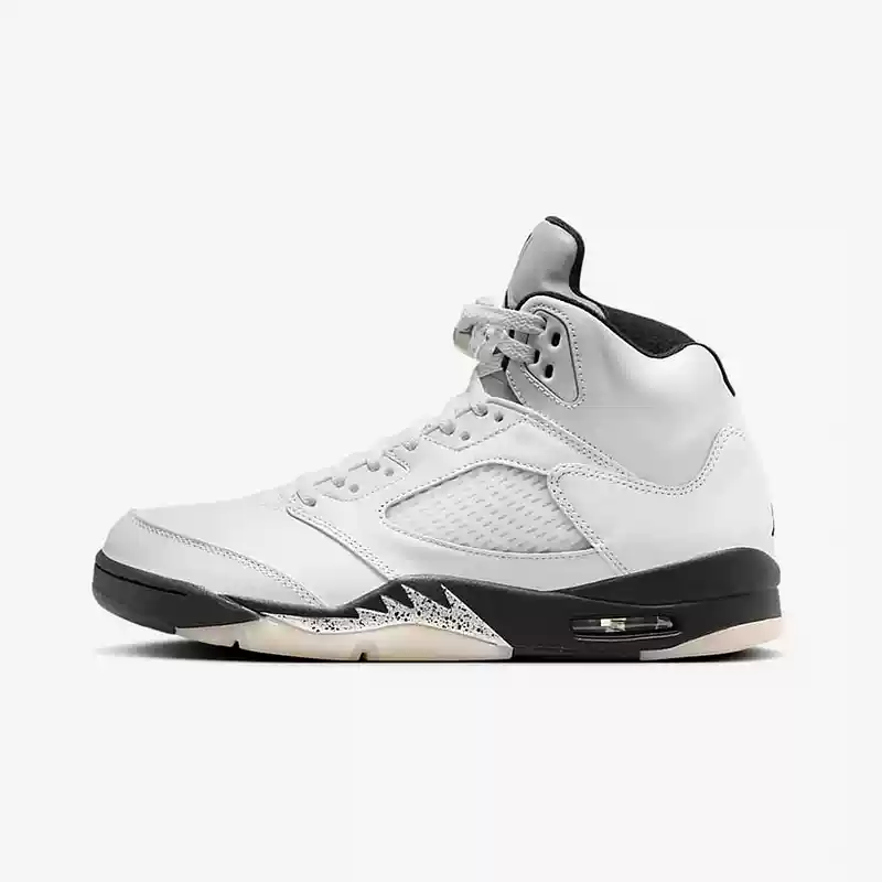 Jordan Nike AJ5 White Black Replica 2024 Autumn Men's Casual Sports Shoes Retro Basketball Shoes DD0587-110