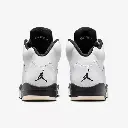 Jordan Nike AJ5 White Black Replica 2024 Autumn Men's Casual Sports Shoes Retro Basketball Shoes DD0587-110