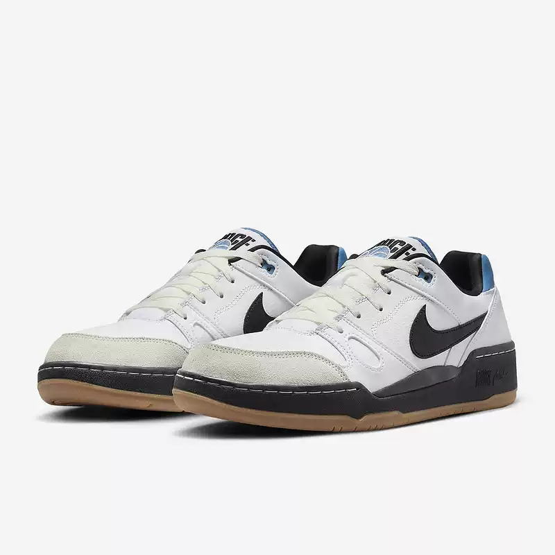 Nike Full Force Low black and white blue low-top sneakers men's retro casual shoes HJ7262-100