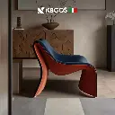 Designer high-end Cassina leisure chair Cloth by Cassina Italian modern art single sofa chair