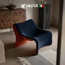 Designer high-end Cassina leisure chair Cloth by Cassina Italian modern art single sofa chair