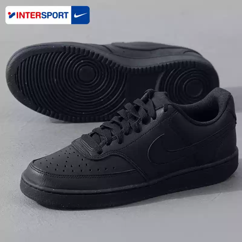 NIKE Nike official authentic men's shoes 2024 winter new simple version Air Force One sports shoes white shoes