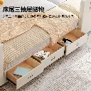 Second-child family bed parent-child family of three or four 3-meter extra large bed mother-in-law widened splicing bed master bedroom leather bed