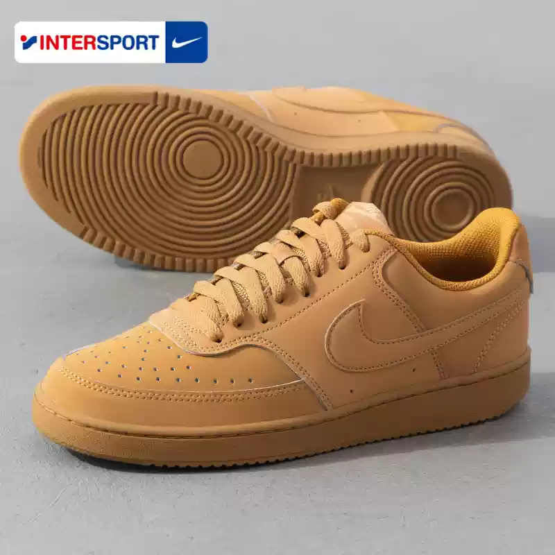 NIKE Nike official authentic men's shoes 2024 winter new simple version Air Force One sports shoes white shoes