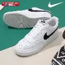NIKE Nike official authentic men's shoes 2024 winter new simple version Air Force One sports shoes white shoes