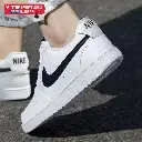 NIKE Nike official authentic men's shoes 2024 winter new simple version Air Force One sports shoes white shoes