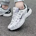NIKE Nike official casual shoes men's shoes 2024 winter sports shoes air cushion breathable running shoes gray dad shoes