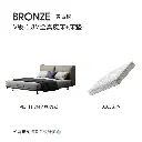 TAZA Italian light luxury bed full leather designer 2023 new large flat master bedroom modern simple double wedding bed
