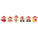 Qianzan Super Cute Little God of Wealth Car Ornaments Electric Car Interior Navigation Computer Large Screen Car Decorations