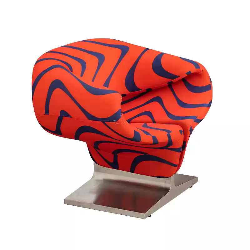 Ribbon Chair designer ribbon chair sofa chair net celebrity very simple people leisure chair light luxury reception chair