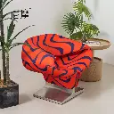 Ribbon Chair designer ribbon chair sofa chair net celebrity very simple people leisure chair light luxury reception chair