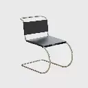 Designer MR Chair Mr. Chair Bauhaus stainless steel living room home modern simple saddle leather dining chair