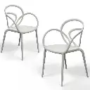 Italian Qeeboo chair LOOP CHAIR Nordic modern simple creative dining chair outdoor leisure chair