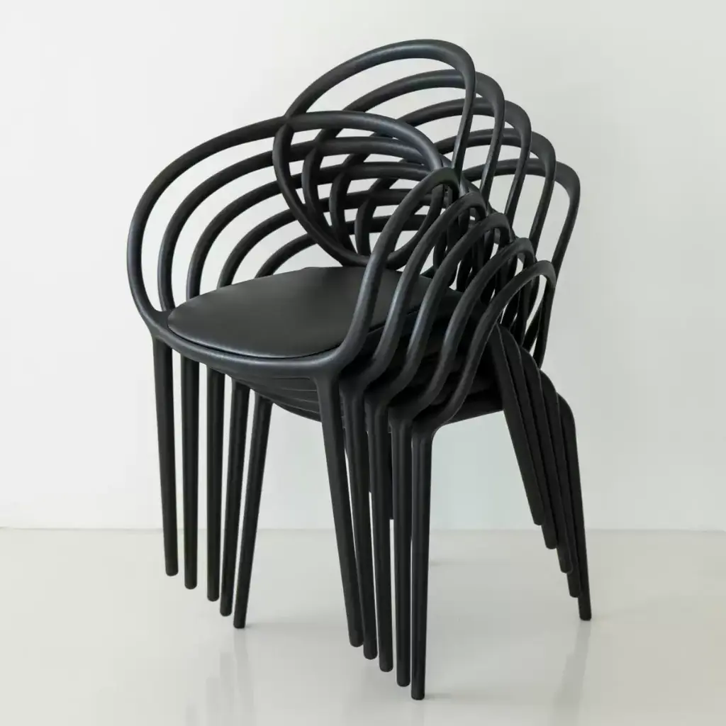Italian Qeeboo chair LOOP CHAIR Nordic modern simple creative dining chair outdoor leisure chair