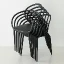 Italian Qeeboo chair LOOP CHAIR Nordic modern simple creative dining chair outdoor leisure chair
