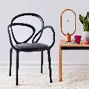 Italian Qeeboo chair LOOP CHAIR Nordic modern simple creative dining chair outdoor leisure chair