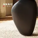 AKKC Wabi-sabi style black pebble side table retro style net red creative sofa side guest bedroom home corner table