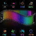  Smart car stickers car interactive screen flexible led display soft screen scrolling screen car rear window advertising expression car stickers