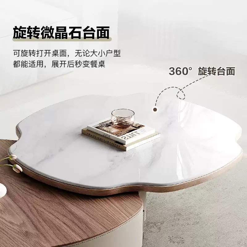 Bochunbulei 2024 new living room lifting coffee table small apartment home creative high-end designer dual-use