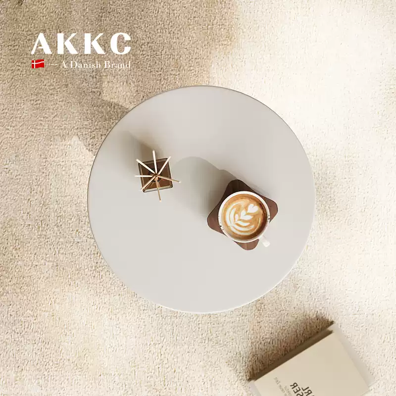 AKKC retro designer candied haws round table bedside small round table side table simple Nordic creative living room coffee table