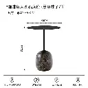 Italian minimalist marble round small table designer movable sofa side table bedside corner table Lato Table