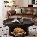 French sofa coffee table cream style minimalist living room