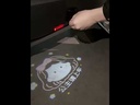 Princess, please get in the car, welcome lights, door lights, sensor car projectors, electric car atmosphere decoration supplies