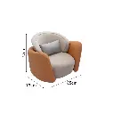 Simple light luxury single sofa coffee table combination leisure hotel beauty salon reception exhibition center negotiation table and chair