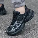 NIKE Nike official casual shoes men's shoes 2024 winter sports shoes air cushion breathable running shoes gray dad shoes