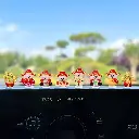 Qianzan Super Cute Little God of Wealth Car Ornaments Electric Car Interior Navigation Computer Large Screen Car Decorations