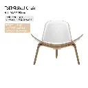  Airplane chair smile chair designer leather triangle shell chair Shell Chair chair living room leisure chair