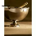 Zara Home European steel champagne bowl home restaurant wine set decoration large bowl ic
