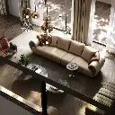 [Italian brand] TAZA modern luxury conch sofa villa luxury house full house matching living room series