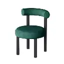 Nordic designer high-end single dining chair modern simple fat chair The Fat Chair leisure and comfortable chair