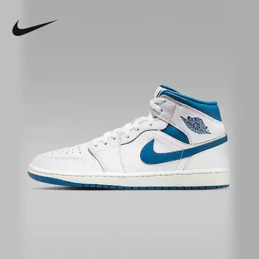 NIK Nike men's shoes sports shoes Air Jordan 1 AJ1 mid-top basketball shoes casual shoes FN5215-141