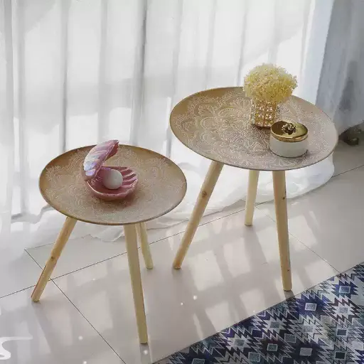 Coffee table living room balcony Small Round Table tea table